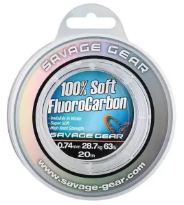 Savage Gear Soft Fluoro Carbon Transparente 0,30 mm 6 kg 50 m