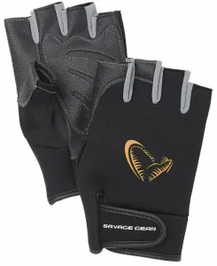 Savage Gear Des gants Neoprene Half Finger L