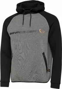 Savage Gear Sweat à capuche Tec-Foam Hoodie Dark Grey Melange XL