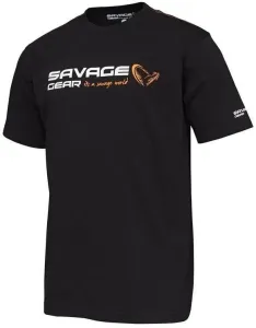 Savage Gear Tee Shirt Signature Logo T-Shirt Black Ink 2XL
