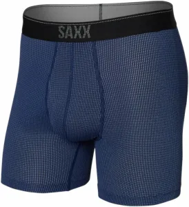 SAXX Quest Boxer Brief Midnight Blue II 2XL Sous-vêtements de sport