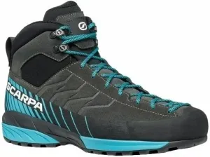 Scarpa Mescalito Mid GTX Shark/Azure 41,5 Chaussures outdoor hommes