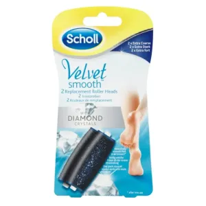 Scholl Velvet Smooth rouleau de remplacement pour râpe électrique pieds 2 pcs #651174