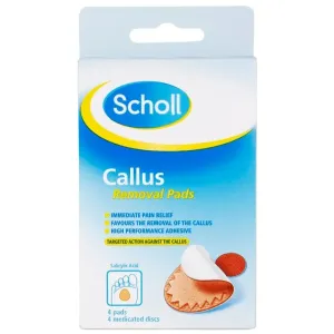 Scholl Callus coussinets pour zones sensibles du pied 4 pcs
