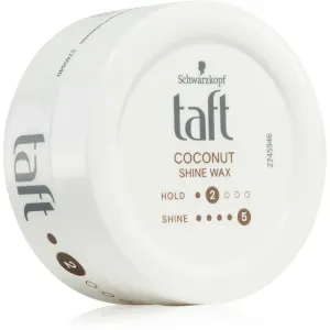 Schwarzkopf Taft Coconut Shine cire pour cheveux qui procure hydratation et brillance 75 ml