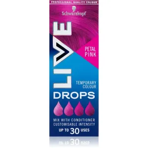Schwarzkopf LIVE Drops poudre colorée cheveux lavable teinte Petal Pink 30 ml