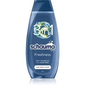 Schwarzkopf Schauma MEN shampoing rafraîchissant visage, corps et cheveux 400 ml
