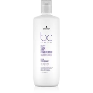 Schwarzkopf Professional BC Bonacure Frizz Away Conditioner après-shampoing pour cheveux indisciplinés et frisottis 1000 ml