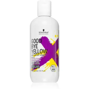 Schwarzkopf Professional Goodbye  Yellow shampoing neutralisant les reflets jaunes pour cheveux colorés et méchés 300 ml