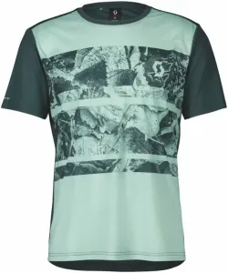 Scott Trail Flow S/SL Men's Shirt Green/Aruba Green 2XL T-shirt