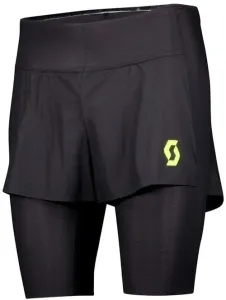 Scott Hybrid Shorts RC Run Kinetech Black/Yellow L Shorts de course