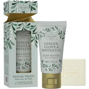 Scottish Fine Soaps Ginger, Clove & Mistletoe Festive Treats coffret cadeau (corps) mini