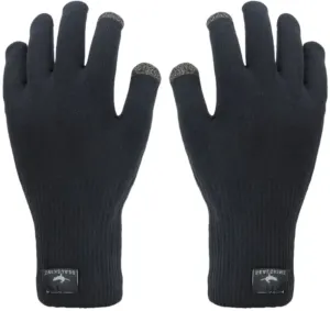 Sealskinz Waterproof All Weather Ultra Grip Knitted Glove Black L Gants de vélo