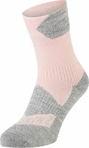 Sealskinz Bircham Waterproof All Weather Ankle Length Sock Rose/Grey Marl S Chaussettes de cyclisme