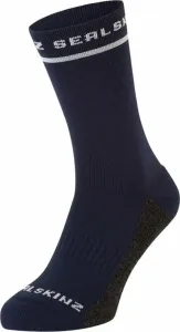 Sealskinz Foxley Mid Length Active Sock Navy/Grey/Cream L/XL Chaussettes de cyclisme