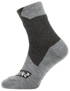 Sealskinz Waterproof All Weather Ankle Length Sock Black/Grey Marl S Chaussettes de cyclisme