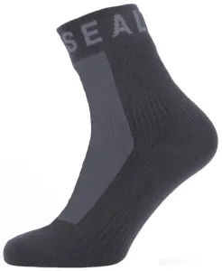Sealskinz Waterproof All Weather Ankle Length Sock with Hydrostop Black/Grey L Chaussettes de cyclisme