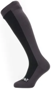 Sealskinz Waterproof Cold Weather Knee Length Socks Black/Grey XL Chaussettes de cyclisme