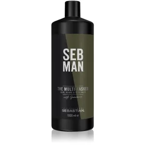 Sebastian Professional SEB MAN The Multi-tasker shampoing pour cheveux, barbe et corps 1000 ml