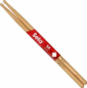 Sela SE 271 Professional Drumsticks 5A - 6 Pair Baguettes