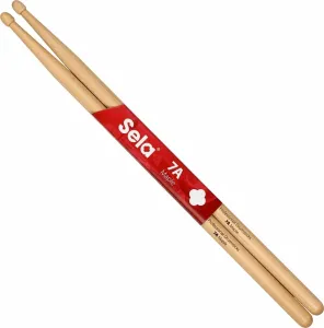 Sela SE 275 Professional Drumsticks 7A - 6 Pair Baguettes