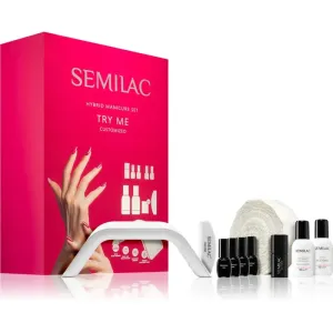 Semilac UV Hybrid Try Me kit manucure parfaite