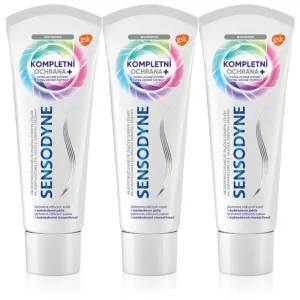 Sensodyne Complete Protection Whitening dentifrice blanchissant 3x75 ml