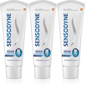 Sensodyne Repair & Protect dentifrice pour dents sensibles 3x75 ml