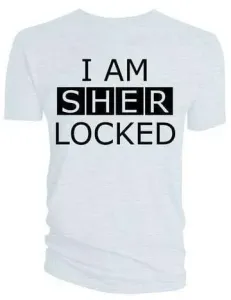 Sherlock T-shirt I am ed White L