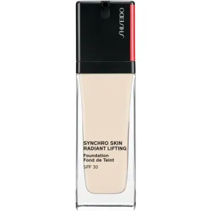 Shiseido Synchro Skin Radiant Lifting Foundation fond de teint liftant illuminateur SPF 30 teinte 110 Alabaster 30 ml