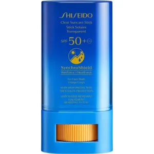 Shiseido Sun Care Clear Stick UV Protector WetForce soin local anti-soleil SPF 50+ 20 g