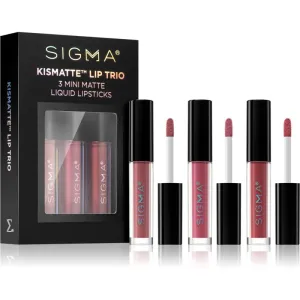 Sigma Beauty Kismatte ensemble de rouges à lèvres