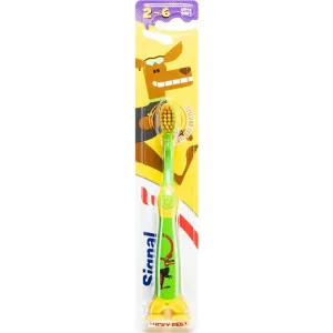 Signal Kids brosse à dents ultra soft pour enfant Green-Yellow 1 pcs