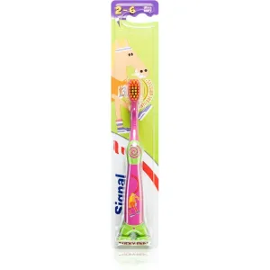 Signal Kids brosse à dents ultra soft pour enfant Pink-Green 1 pcs