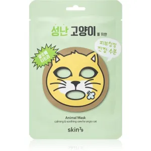 Skin79 Animal For Angry Cat masque tissu hydratant et apaisant 23 g