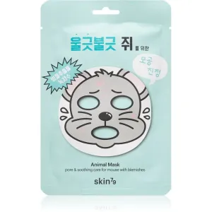 Skin79 Animal For Mouse With Blemishes masque tissu pour peaux à problèmes, acné 23 g