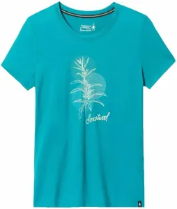 Smartwool Women’s Sage Plant Graphic Short Sleeve Tee Slim Fit Deep Lake S T-shirt outdoor