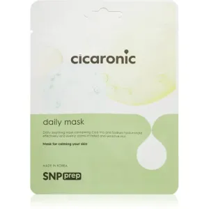SNP Prep Cicaronic masque apaisant en tissu pour peaux sèches et irritées 20 ml