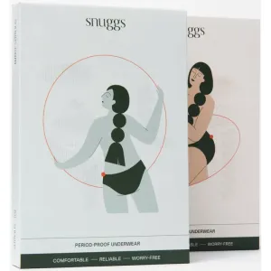 Snuggs Period Underwear Classic: Heavy Flow Black culotte menstruelle pour les règles abondantes taille M 1 pcs