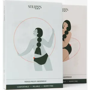 Snuggs Period Underwear Classic: Heavy Flow Black culotte menstruelle pour les règles abondantes taille S 1 pcs