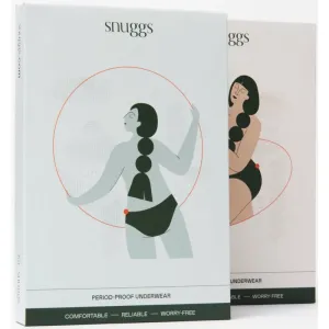 Snuggs Period Underwear Classic: Heavy Flow Black culotte menstruelle pour les règles abondantes taille XL 1 pcs