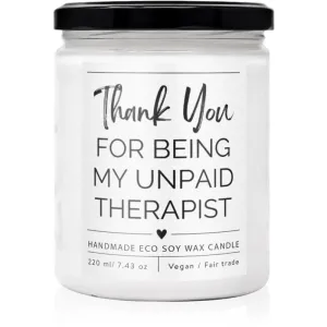 Soaphoria Thank You for Being My Unpaid Therapist bougie parfumée 220 ml