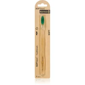 SOFTdent Bamboo Medium brosse à dents en bambou 1 pcs