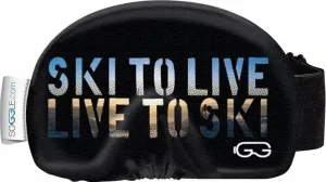 Soggle Goggle Cover Text Live To Ski Housse pour casques de ski