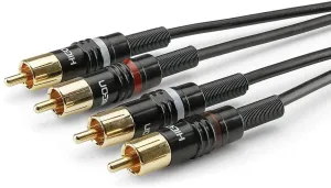 Sommer Cable Basic HBP-C2-0060 0,6 m Noir Câble audio Hi-Fi