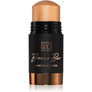 Dripping Gold Luxury Tanning Bronze Bar poudre bronzante illuminatrice visage et corps 36 g