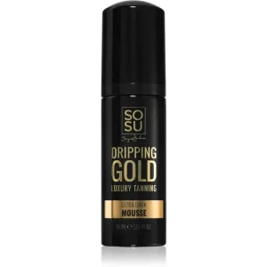 Dripping Gold Luxury Tanning Mousse Ultra Dark mousse auto-bronzante pour un bronzage intense 150 ml