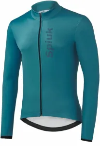 Spiuk Anatomic Winter Jersey Long Sleeve Maillot Turquoise Blue 3XL
