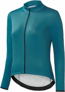 Spiuk Anatomic Winter Jersey Long Sleeve Woman Maillot Turquoise Blue XL
