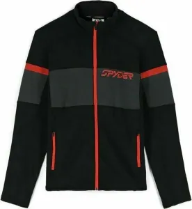 Spyder Speed Full Zip Mens Fleece Jacket Black/Volcano 2XL Veste